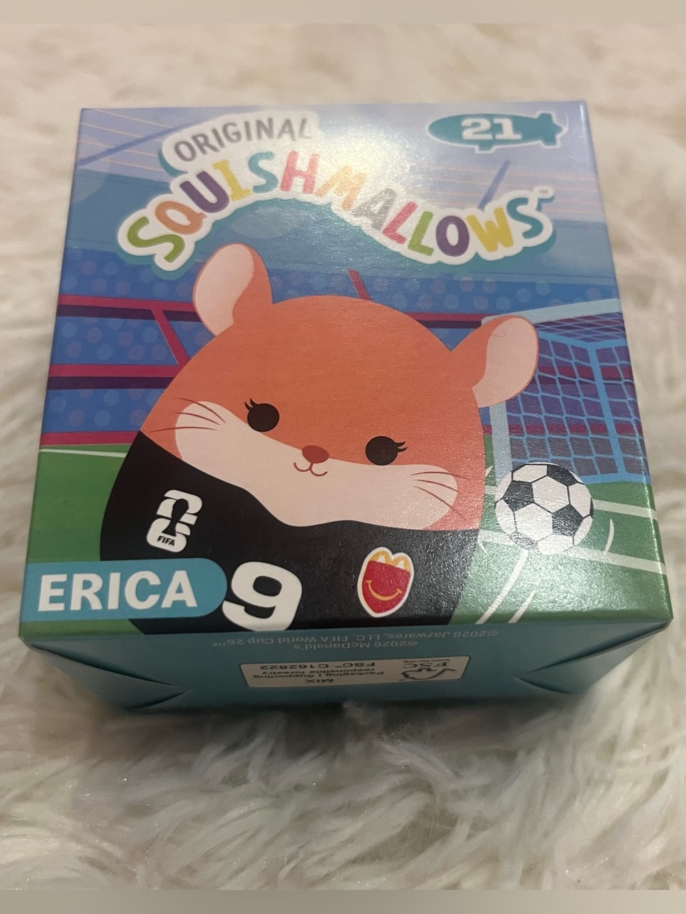 2026 McDonald's FIFA Squishmallows- #21 Erica  (unopened)